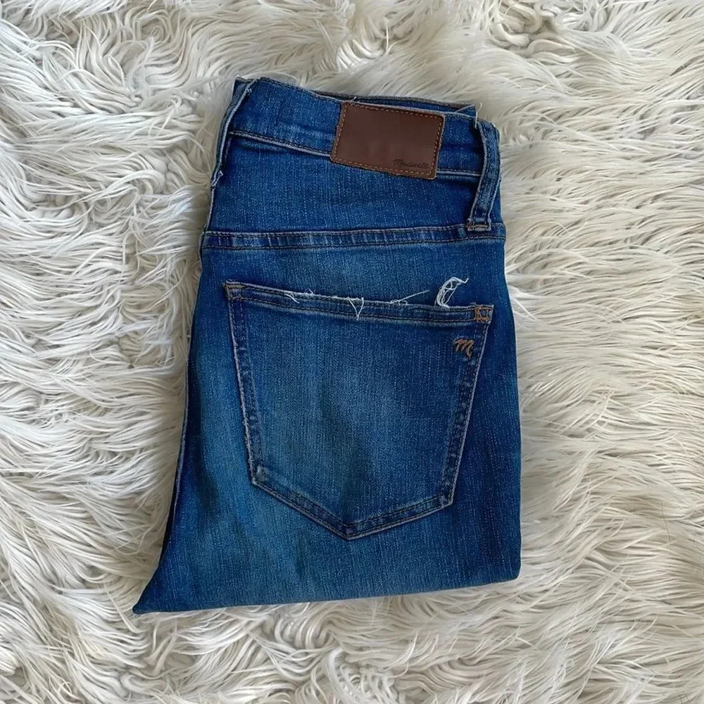 Madewell 10" High-Rise Skinny Jeans: Drop-Hem Edition - Picture 4 of 10